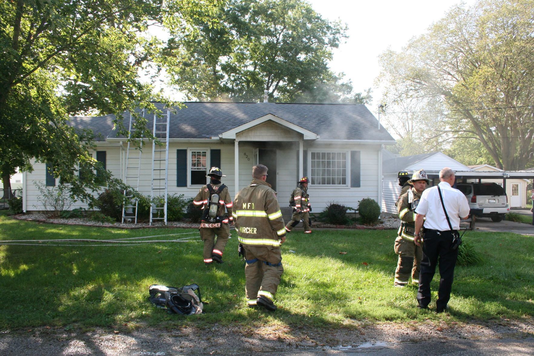 Charleston house fire